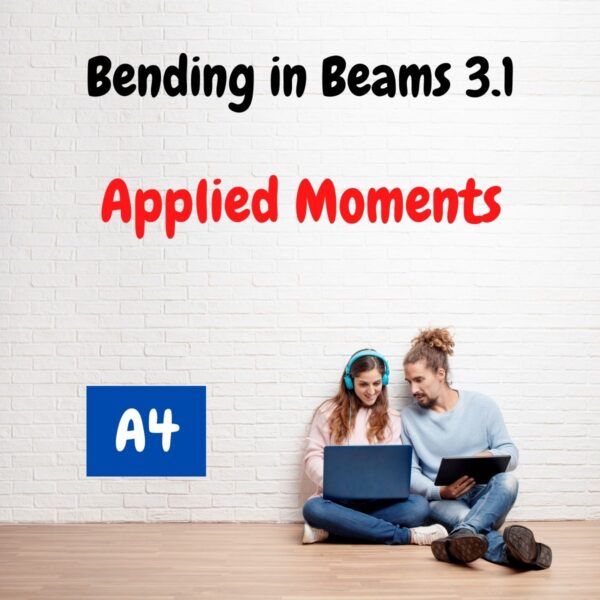 Bending in Beams 3.1 - Applied Moments - Video Notes - A4